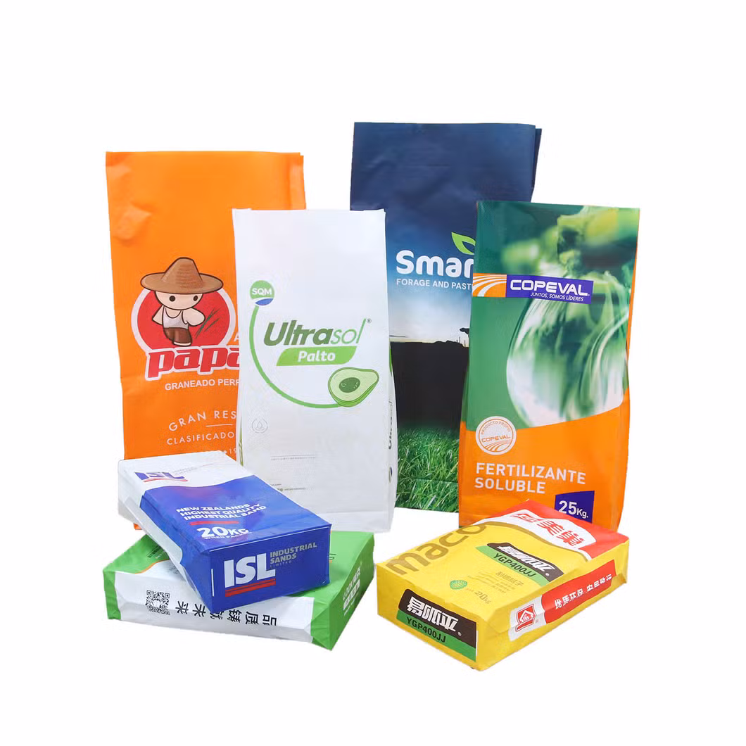 Manufacturer Price Recyclable 25kg Self Sealing Sea Salt Sugar Food Additives Packaging Bag