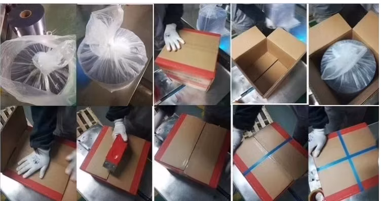 Transparent Red 0.35mm Color PVC Plastic Sheets Film for Blister Packaging