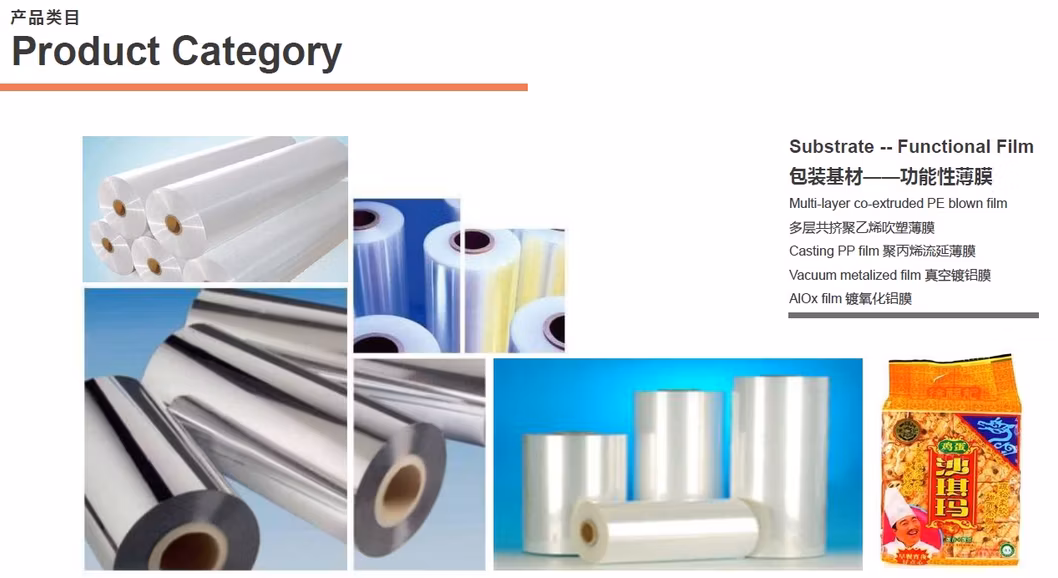 Paper Aluminum Laminated Printing Film Rolls for Daily Products Package