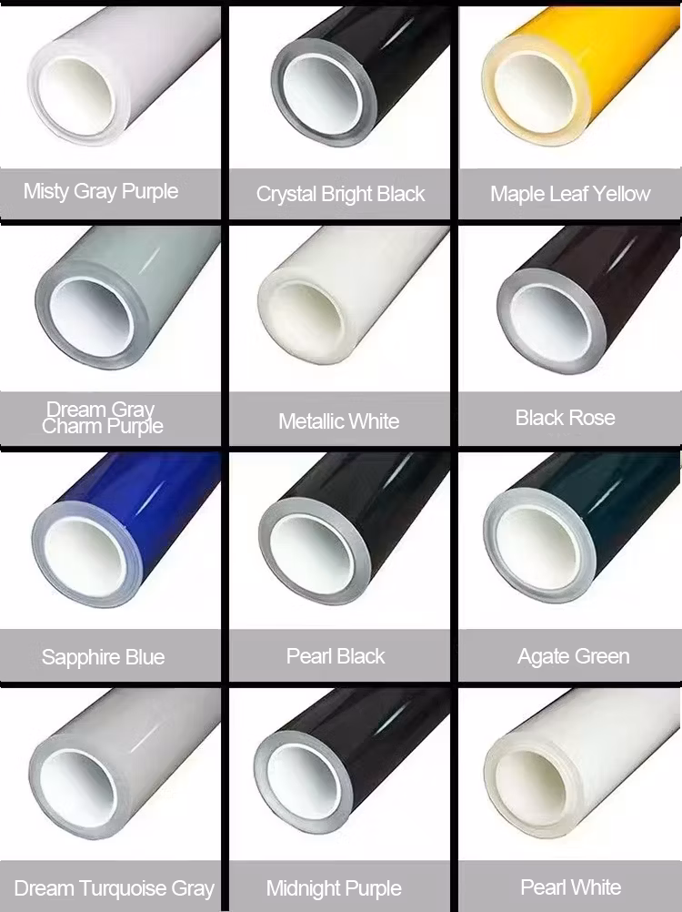 Car Body Hotmelt Adhesive Sticker Wrapping TPU Sunflower Yellow Color-Changing Paint Protection Anti Scratch Film
