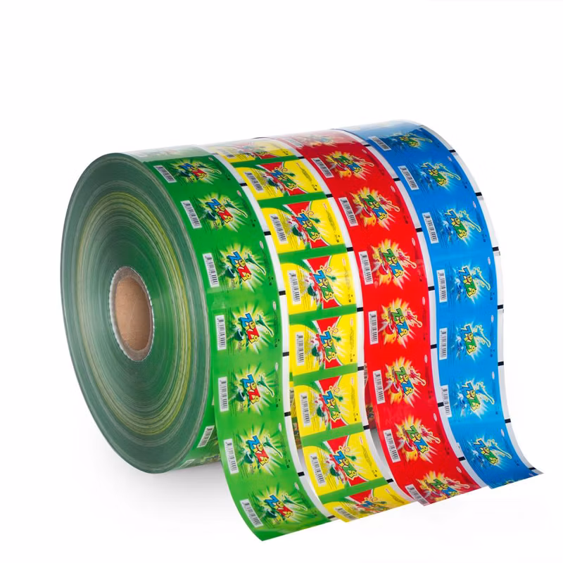 Printed Plastic Confectionery Packing Heat-Sealable Hard Candy Packaging PVC Film Pharmaceutical Chemical Packaging Film Laminated Plastic Packaging Film