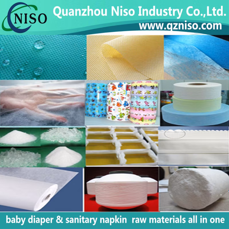 Printed PE Film for Sanitary Pads Raw Materials BOPP Film Backsheet (LS-E65)