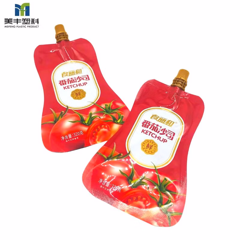Waterproof Moisture Proof Bottom Gusset Plastic Food Treating Flexible Plastic Organic Ketchup Packets Nylon Tea Packets Packaging