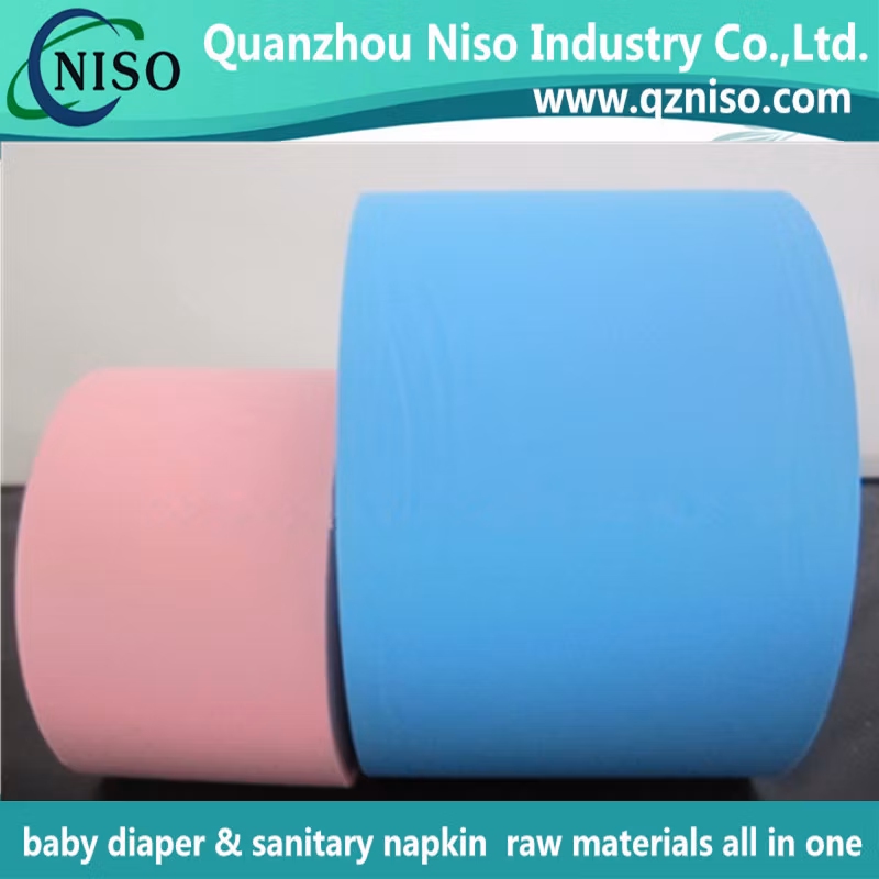 Printed PE Film for Sanitary Pads Raw Materials BOPP Film Backsheet (LS-E65)