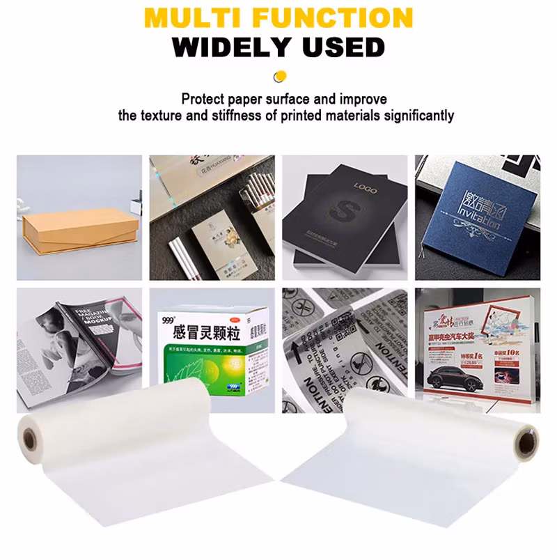 Hot Sale Clear 100% Compostable Biodegradable BOPP Thermal Lamination Film Roll Pouches A4