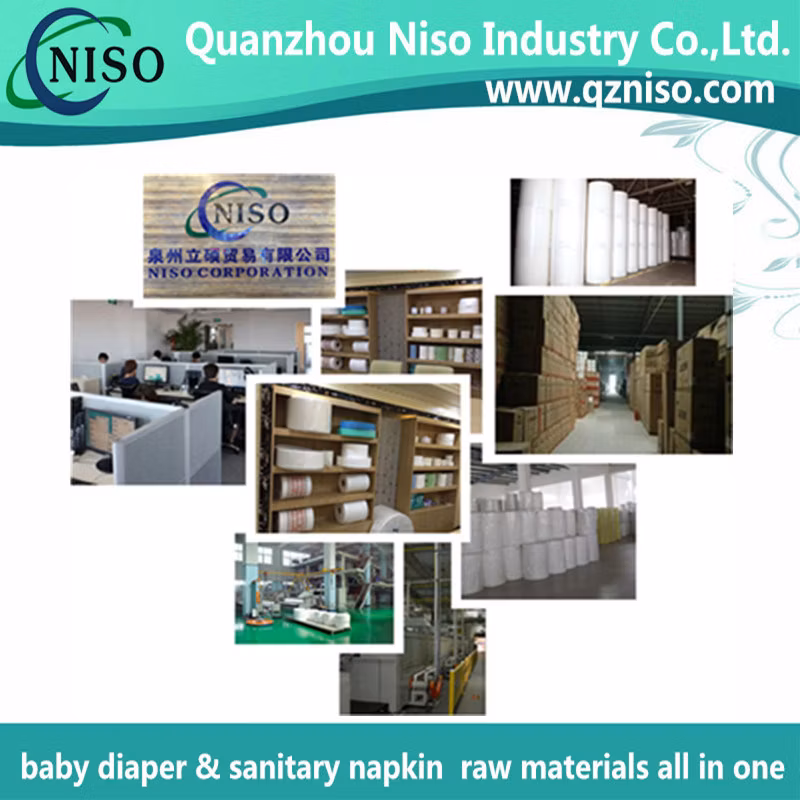 Printed PE Film for Sanitary Pads Raw Materials BOPP Film Backsheet (LS-E65)