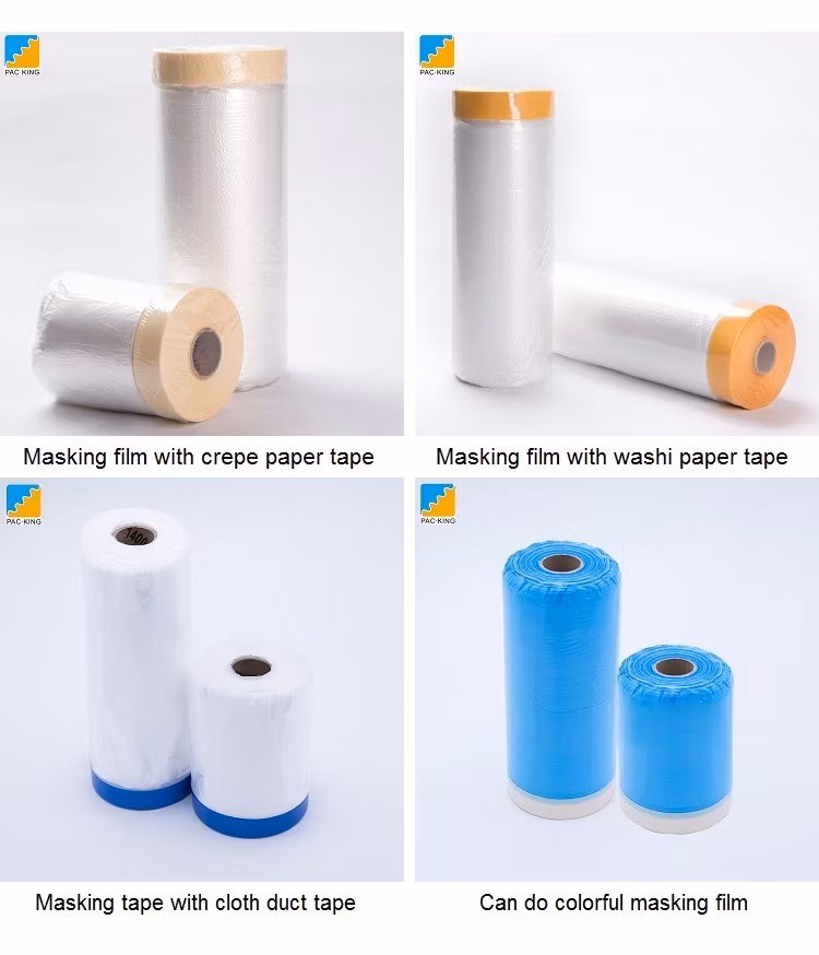 Plastic Film for Packaging Masking Can Breathable Plastic Masking Film