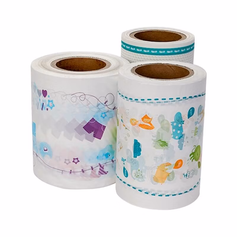Made in China Color Printed Breathable PE Film for Making Baby Diaper Baby Pants