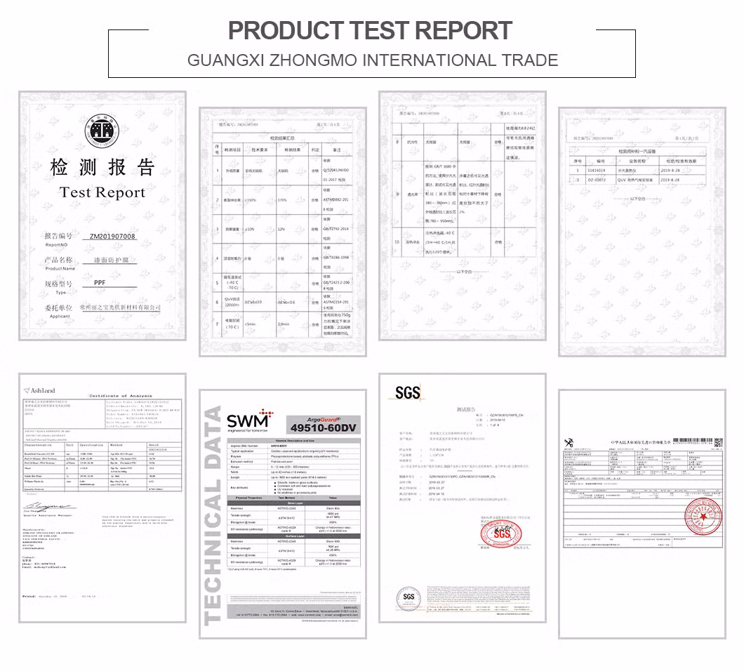 Car Body Hotmelt Adhesive Sticker Wrapping TPU Sunflower Yellow Color-Changing Paint Protection Anti Scratch Film