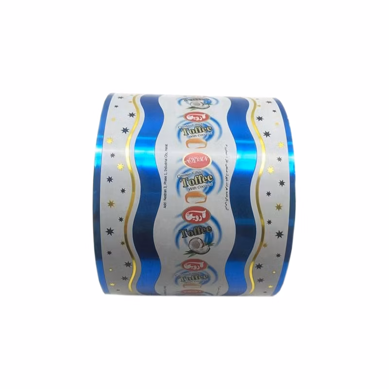 Printed Plastic Confectionery Packing Heat-Sealable Hard Candy Packaging PVC Film Pharmaceutical Chemical Packaging Film Laminated Plastic Packaging Film