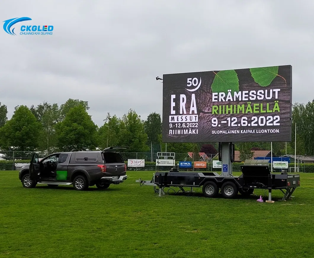 16 Square Meters LED Display Advertising Screen Mobile Trailer