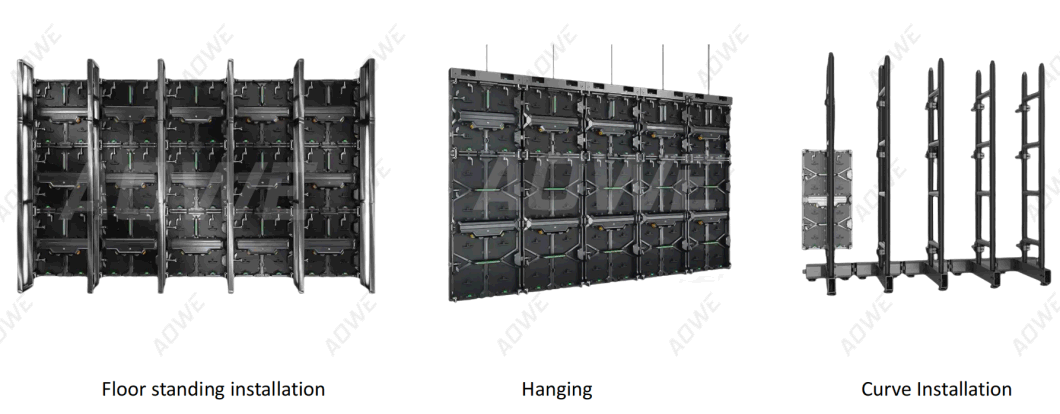 Aowe Ultra HD 4K, 8K Screen 16: 9 P1.25 P1.56 Indoor LED Display Wall Rental LED Display