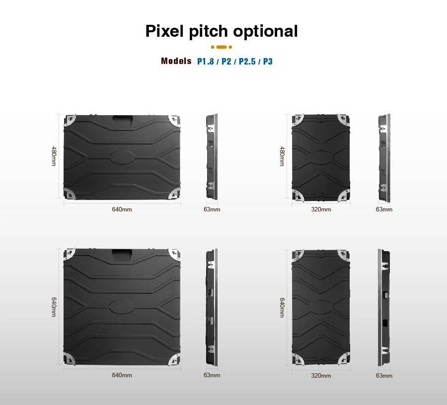 Stage Backdrop LED Rental Screen Waterproof Flexible LED Screen Display Video Wall for Exhibitions