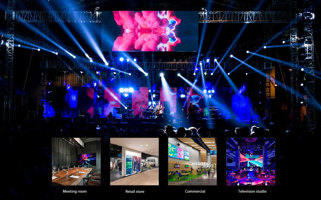 P2.5 4K Indoor LED Display Conference HD Full Color 16: 9 TV Screen Board All in One Moving Screen for Meeting Room