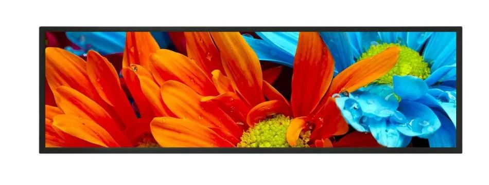 High Brightness 28 Inch Stretched Bar HD LCD Display Touch Screen