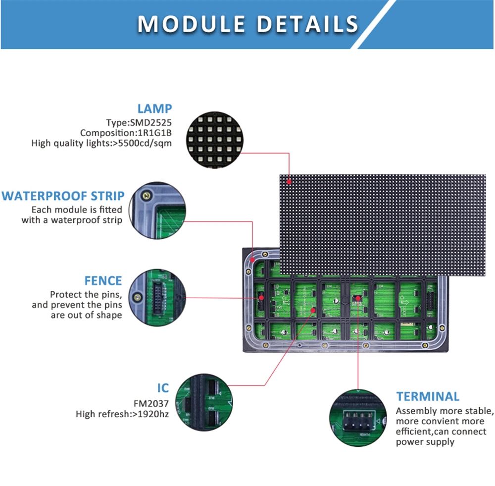 Cheap Price Wholesale Portable LED Screen Outdoor Panels P3.91 P4.81 LED Display Screen Rental Advertising Flexible Video Wall