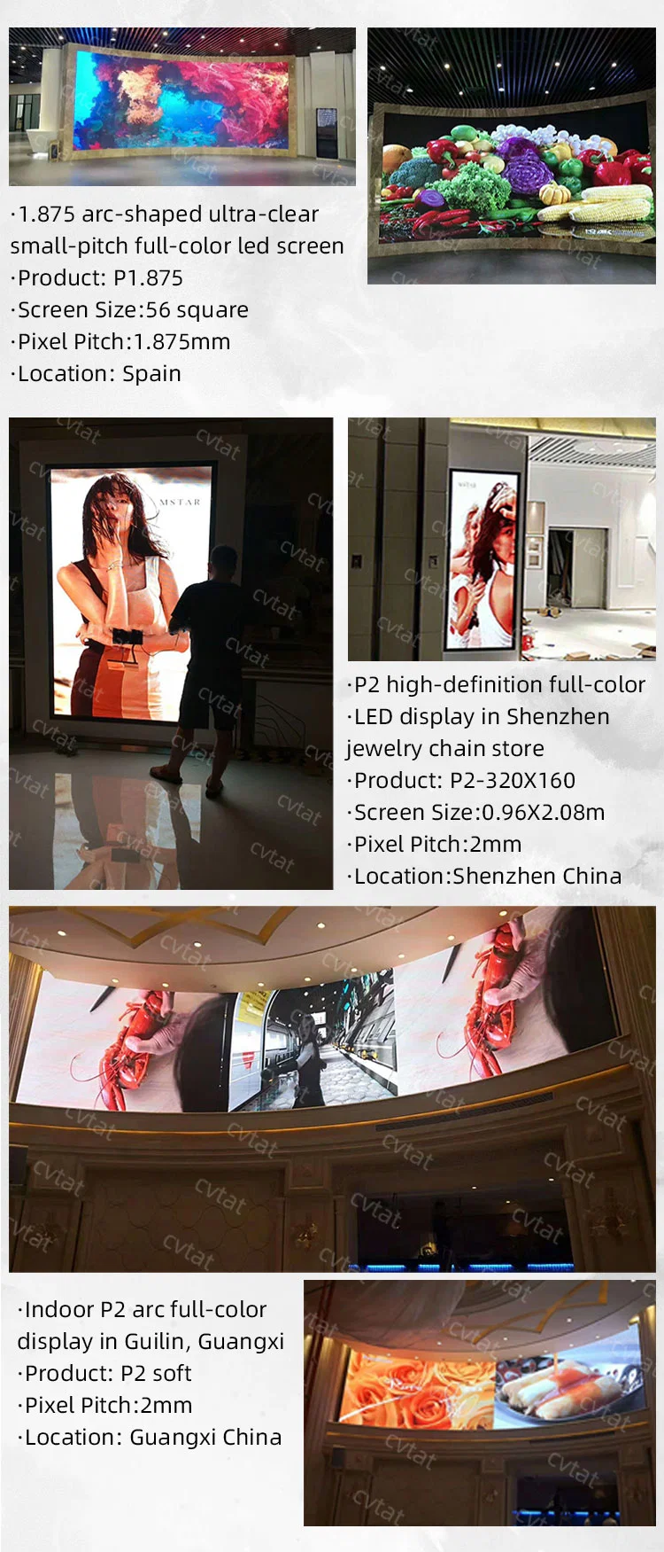 LED P5 RGB High Definition Flexible LED Panel P2.5 P2 P3 Indoor Soft LED Display Module