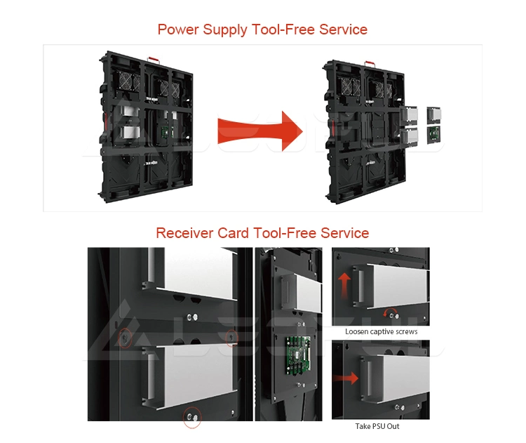 Outdoor LED Panel P10 Display Panels Flat LED Screen 576*576mm Rental Display Die-Casting Aluminum Cabinets Flexible Videos Wall