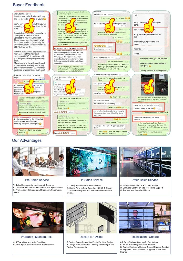 Outdoor LED Panel P10 Display Panels Flat LED Screen 576*576mm Rental Display Die-Casting Aluminum Cabinets Flexible Videos Wall