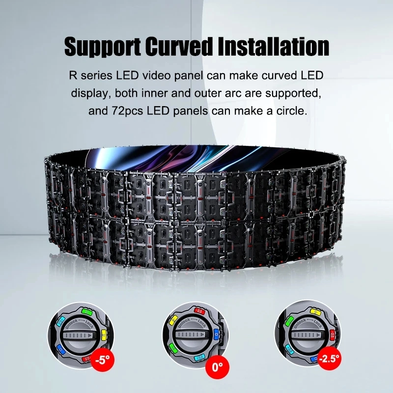 P2 P2.5 Circular Curv Round Ball Flexible Soft Module Spherical LED Screen Display