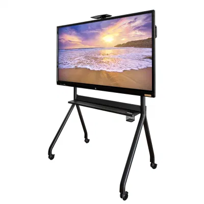 Todo en uno 4K Infrared LED Touch Computer Interactive Flat Smart Board Kiosk Conference Meeting Whiteboard Display IFP 65" 110′′ Panel Miboard V11. T2