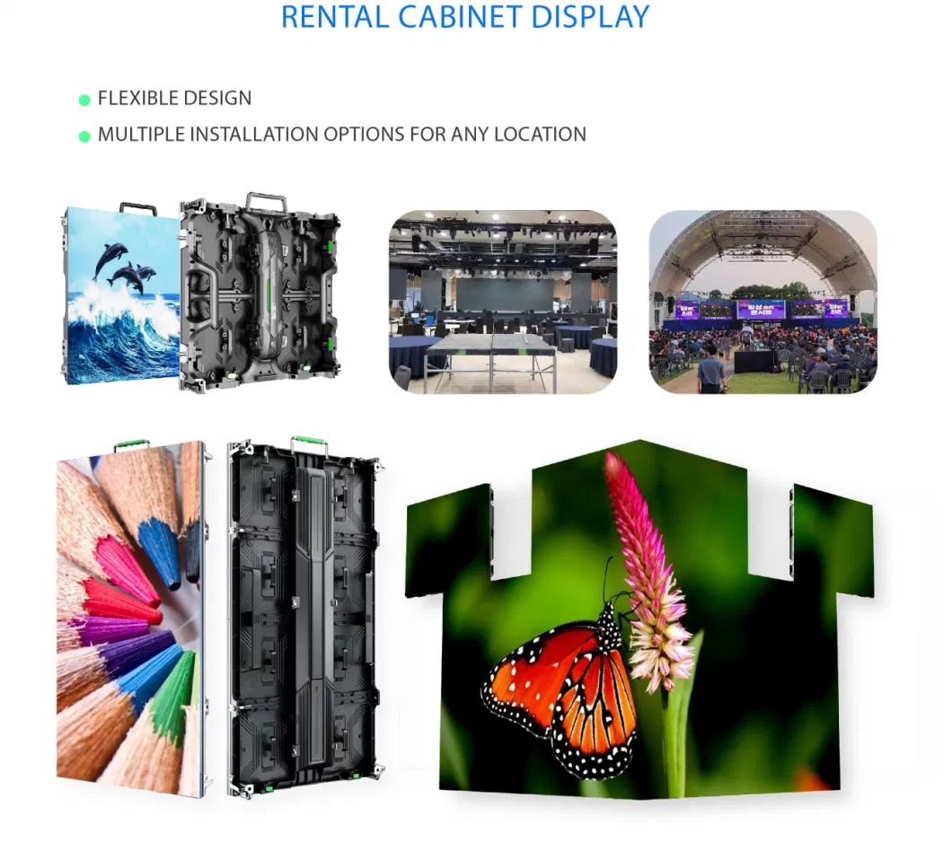 P4 High Resolution Outdoor LED Screen Rental for Exhibition Event Solution LED Display