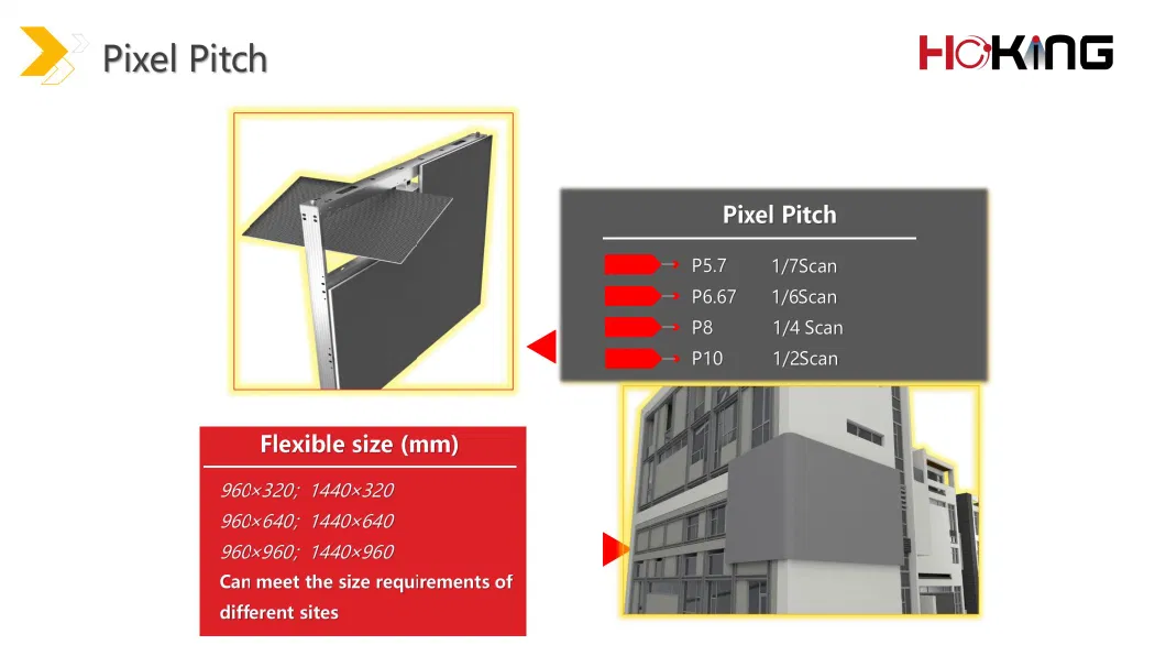 Energy Saving 50% Outdoor P5 P8 P6.67 LED Display Panel LED Billboard