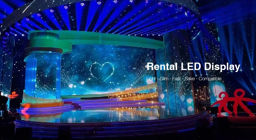 500X500mm Rental Cabinet Waterproof P3.91 P4.81 Outdoor Stage Rental LED Display Screen