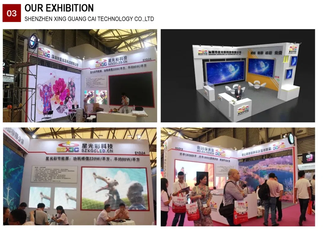 Full Color Stage Church Shopping Mall Indoor P4 Video Wall LED Screen