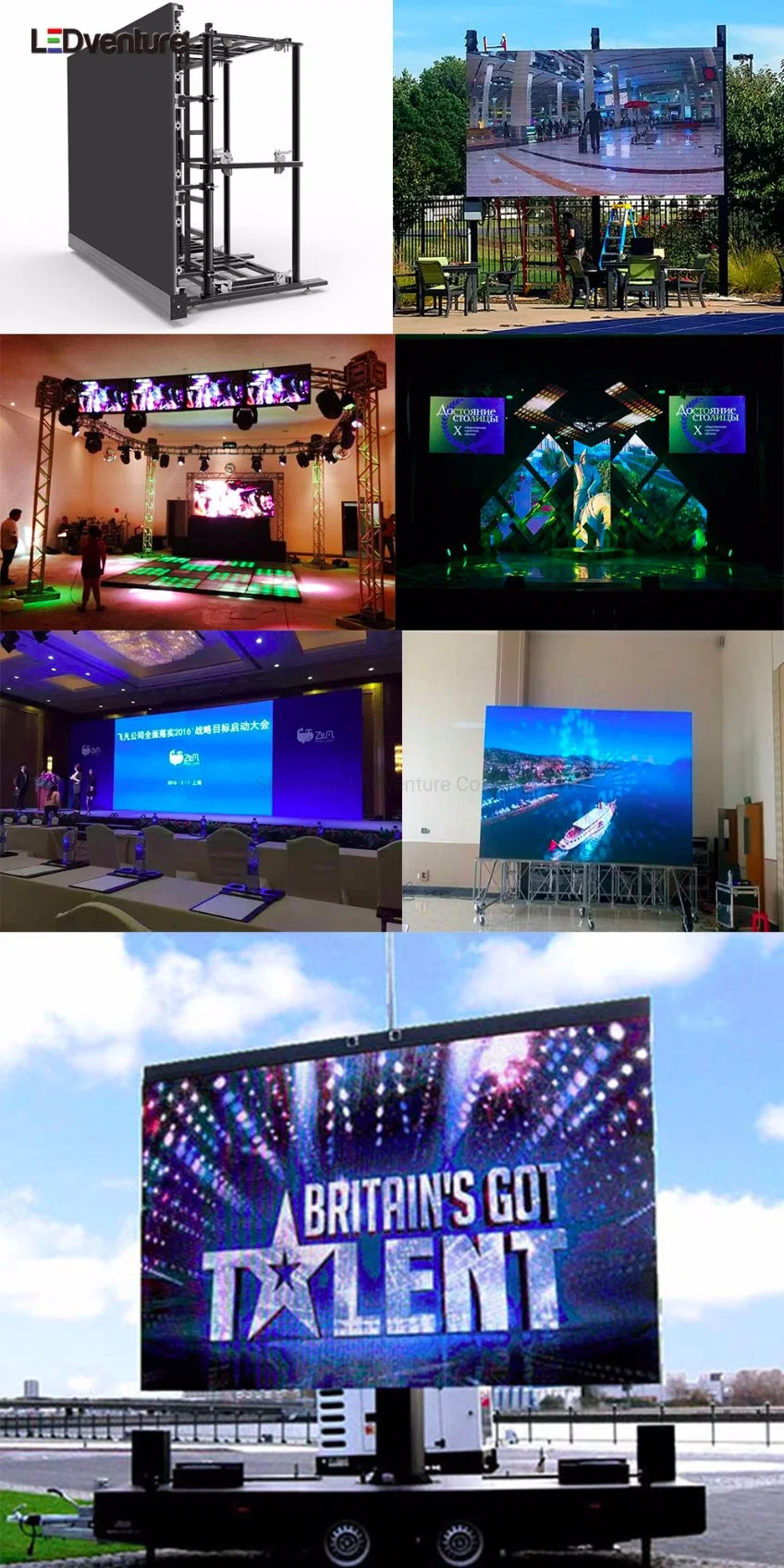 Indoor P4.81 LED Advertising Digital Screen Rental LED Display Board for Performance