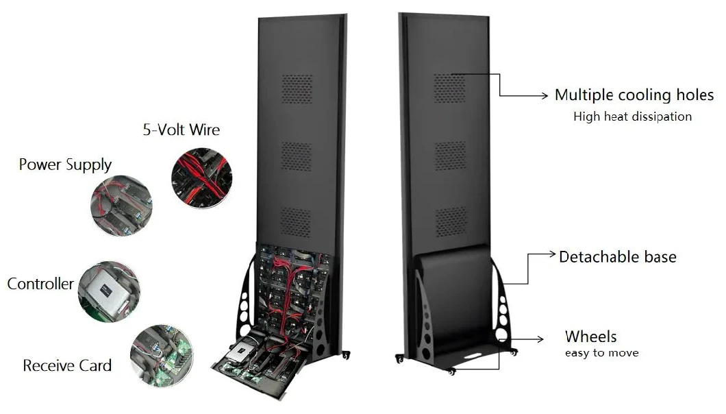 P2 Indoor LED Rental Screen P2 Splicing Portable Smart Advertising Display