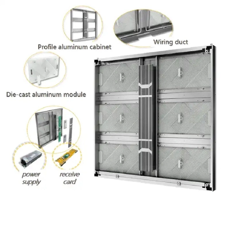 Flexible Rental LED Screen Solution Indoor LED Signage Board