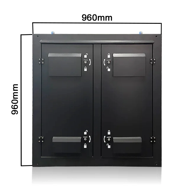 P4 P5 P6 P8 P10 Outdoor Full Color High Brightness High Refresh Fixed Iron Cabinet Waterproof 3D Film Advertising LED Street Video Display Screen Panel