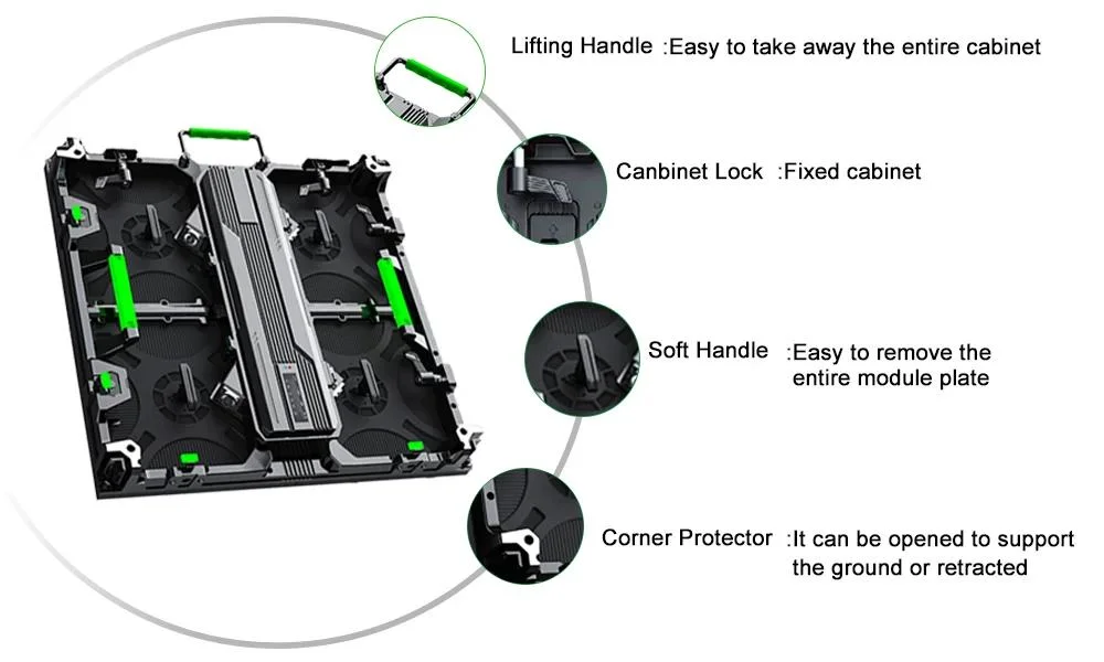 Portable LED Screen Rental P2.6 P3.91 P4.81 for Outdoor Events