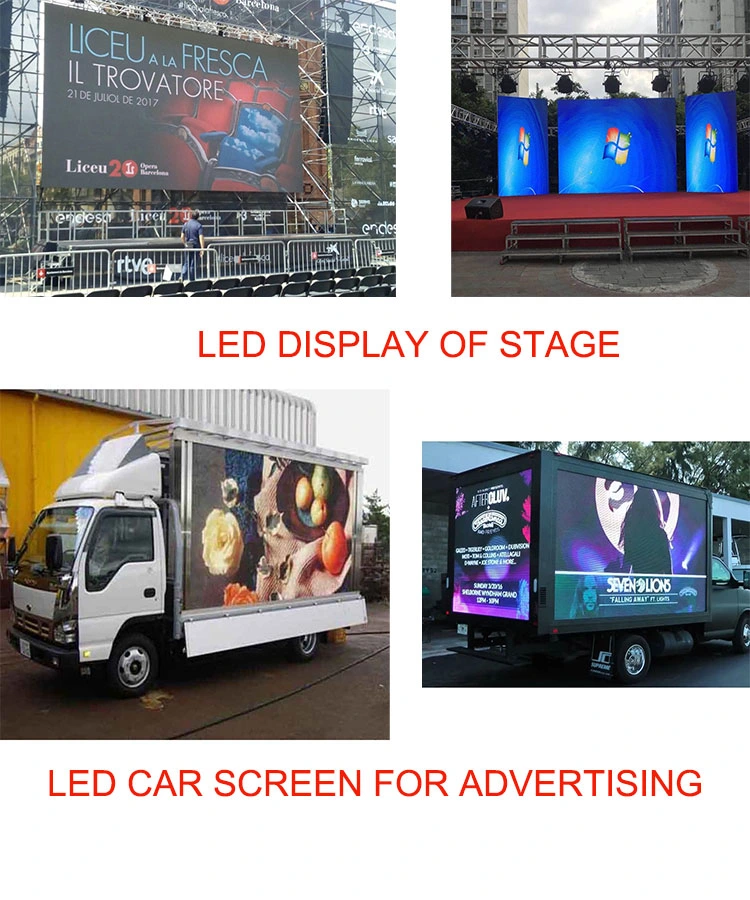 P4 RGB Taxi Top Signs Board Screen Panel Video Wall LED Display