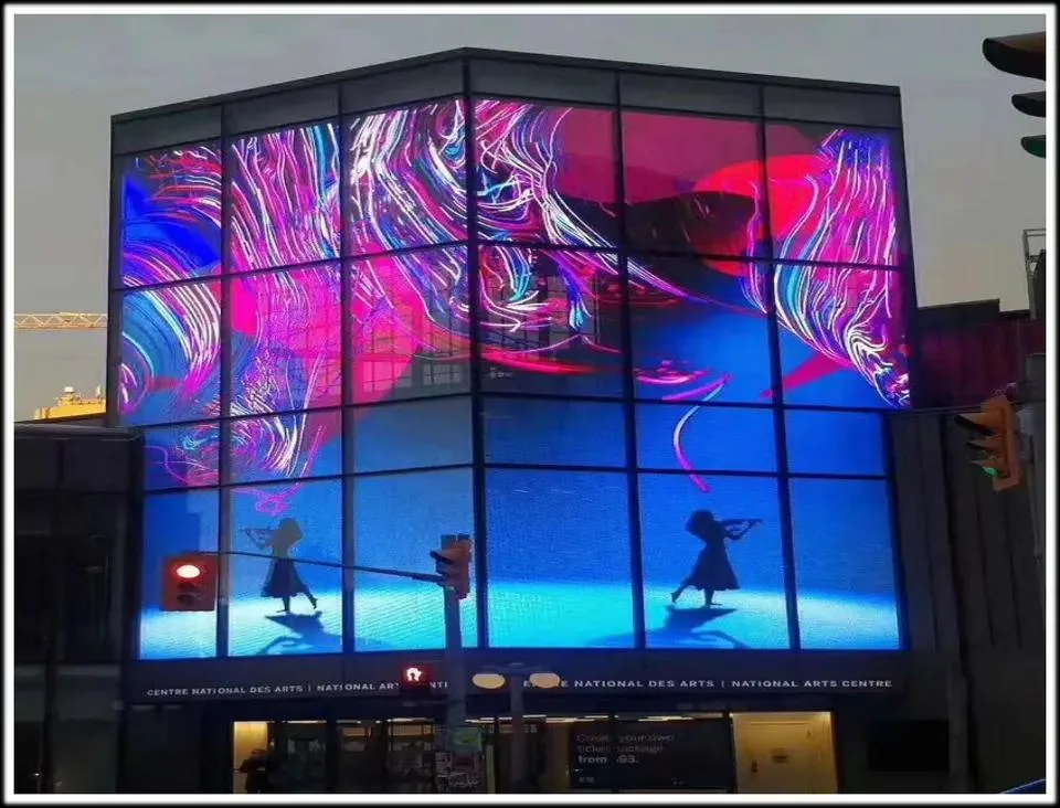 Transparent P10.4 LED Display Screen Indoor/Outdoor Advertising Video Wall Panel