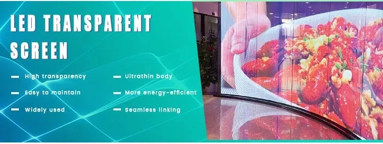 Home Transparent P3.91-7.82 Indoor LED Display Rental Screen Panel