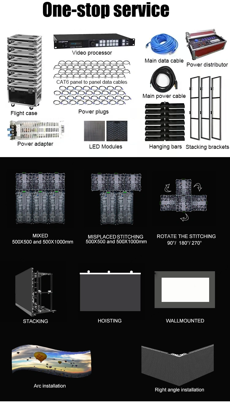 Outdoor 4K LED Display Screen Waterproof Video Wall Panels Digital Signage Displays