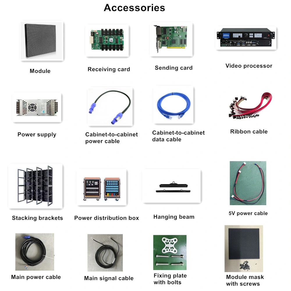 Aluminum Video Panel Indoor Outdoor Events Rental P2.9 LED Display Screen