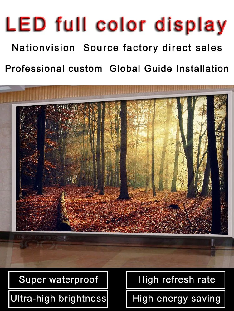 Full Color LED Indoor Video Wall P1.86 LED Display Panel