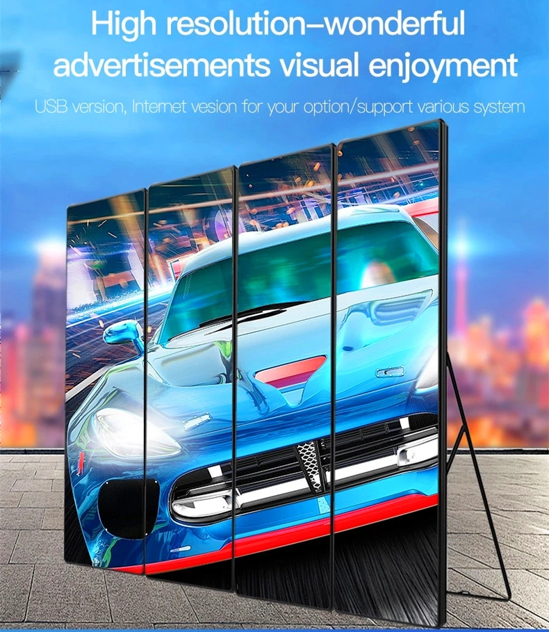 Wholesale Digital Signage Floor Stand LED Banner Screen Video Wall Board Indoor Poster P1.5 P1.8 P2 P2.5 P3 LED Display