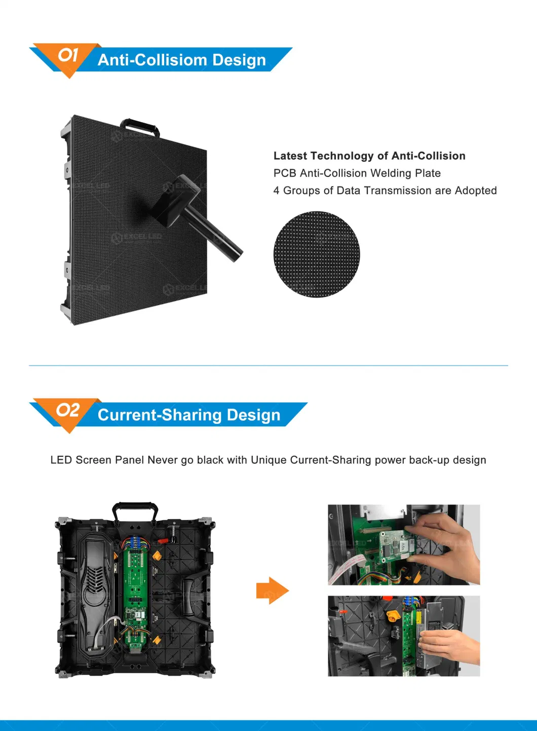 Full Color Waterproof P2 P3 P4 P5 P3.91 P4.81 P5.95 P6 P8 P10 Indoor Outdoor Rental LED Display Screen for Stage Concert