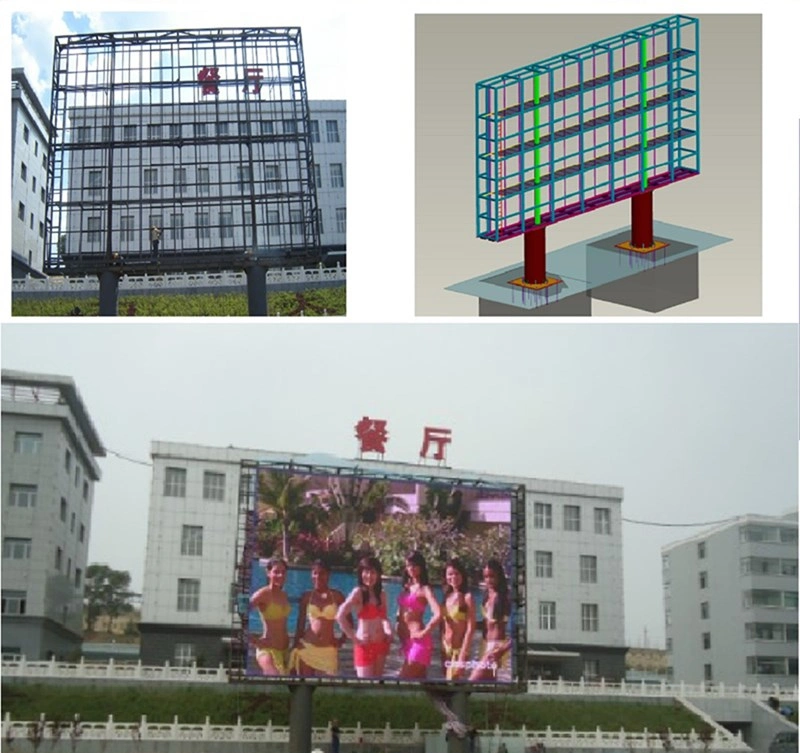 High Quality Outdoor Full Color SMD3535 P8-5s LED Digital Advertising Display Board