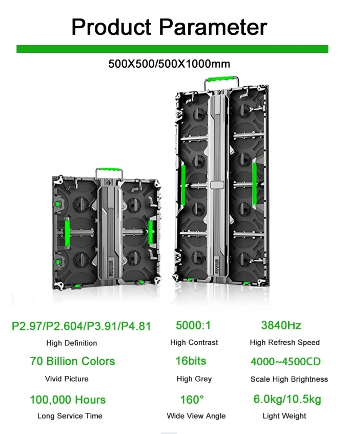 P2.6 Chinese Sexy Film Full Color SMD Foldable and Portable Outdoor Indoor Wholesale Advertising LED Display Screen Video Wall for Stage
