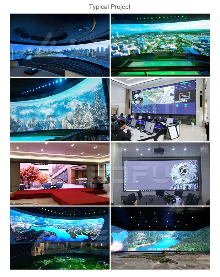 Indoor UHD Advertising LED Display P1.5 P1.6 P1.8 P1.9 P2 LED Screen Video Wall 3840Hz Refresh Rate Contrast Ratio