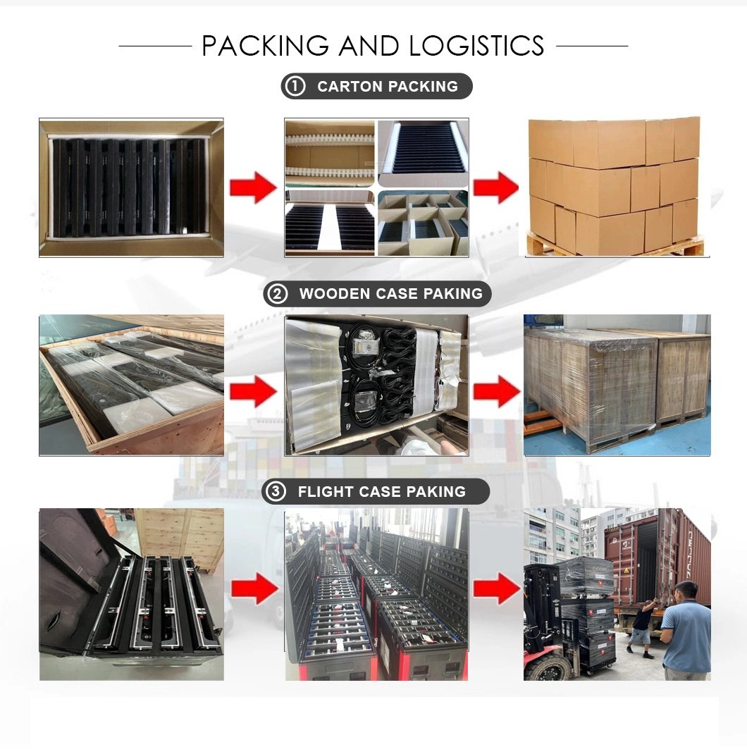 Stage Events LED Video Wall Indoor Full Color P3.91/P4.81/P2.6 Stage Movable Rental LED Screen