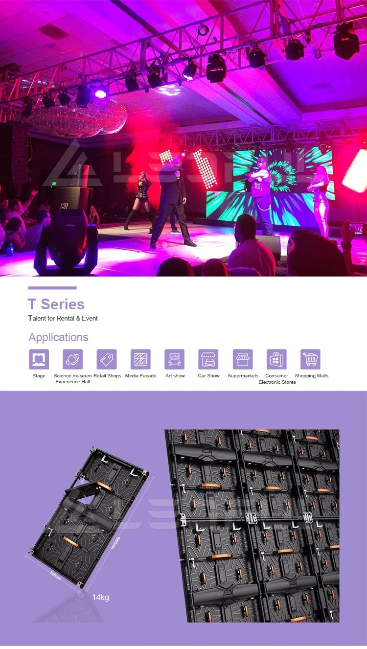 Outdoor Rental LED Display Module Sixe Video Full Screen P4 P6 P8 SMD Video Wall Panel