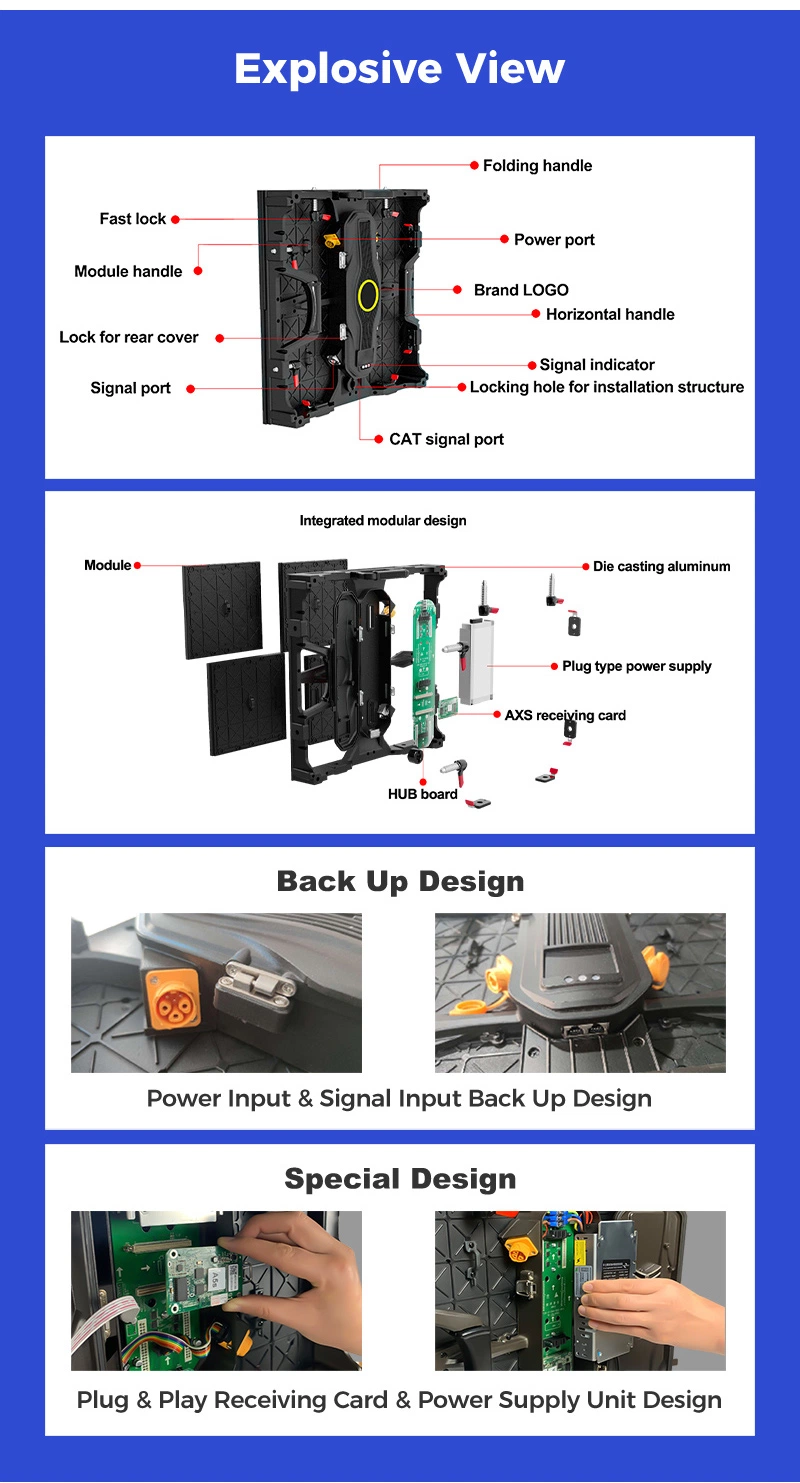 Legidatech Good Price P2.6/P2.9/P3 3840Hz Indoor/Outdoor LED Screen SMD Waterproof Advertising Rental Eventos LED Display LED Screen for Event/Conference/Rental