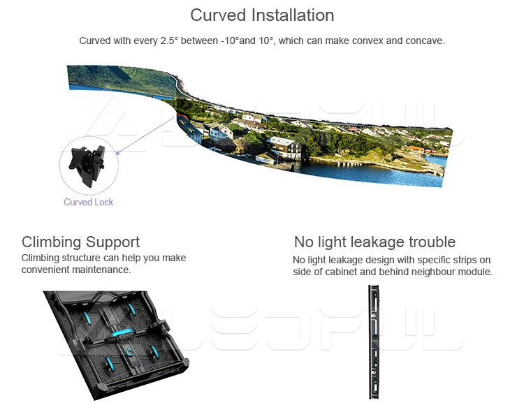 Outdoor Rental LED Display Module Sixe Video Full Screen P4 P6 P8 SMD Video Wall Panel