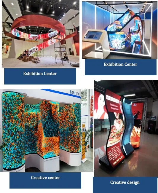 Indoor Display Screen P2.5 Soft Module Flexible LED Video Wall